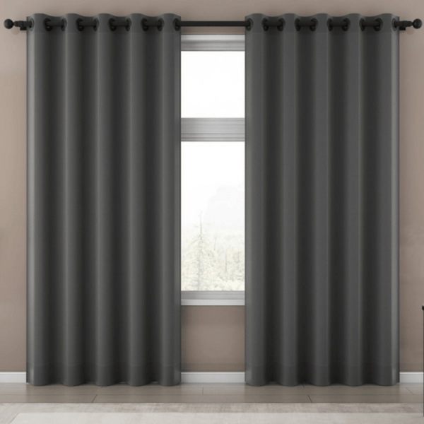 CORTINA SEMI BLACK OUT BELGA 1.70 X 2.00 CINZA