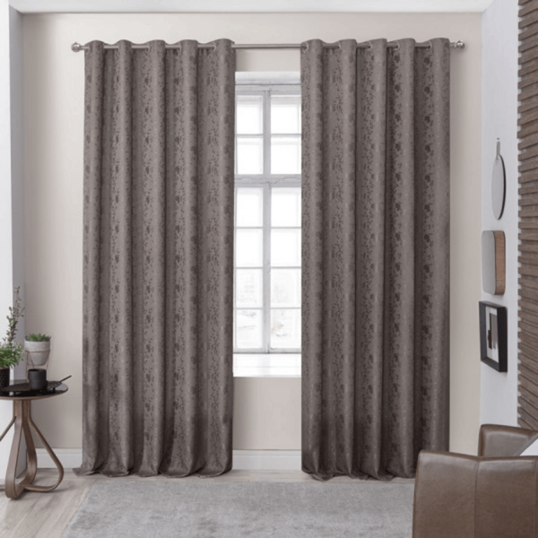 CORTINA JACQUARD FLORES 2.60 X 4.00 CASTOR