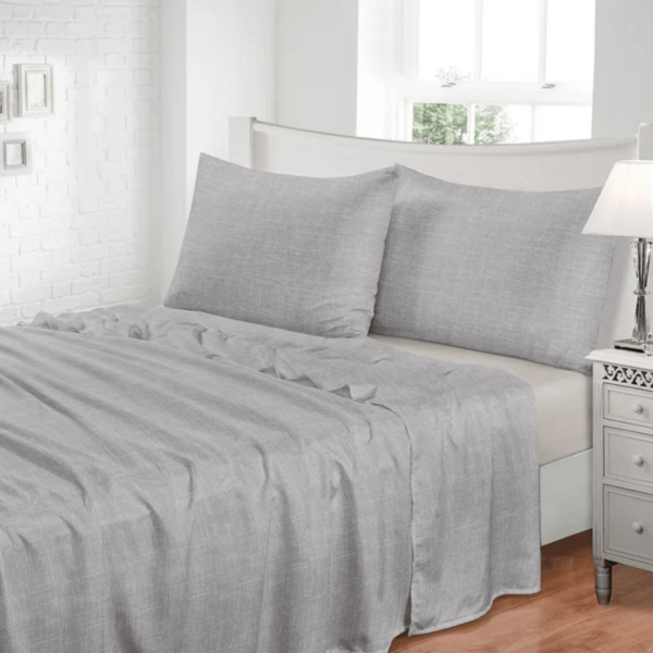 JOGO DE CAMA TOQUE DE SEDA QUEEN 4 PEÇAS MESCLADO