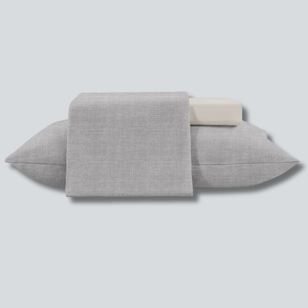 JOGO DE CAMA TOQUE DE SEDA QUEEN 4 PEÇAS MESCLADO