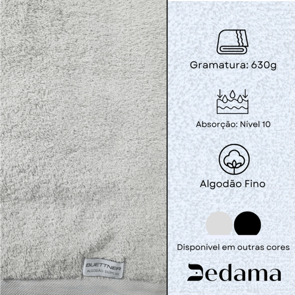 TOALHA DE ROSTO MURANO ALGODÃO EGÍPCIO PEDRA