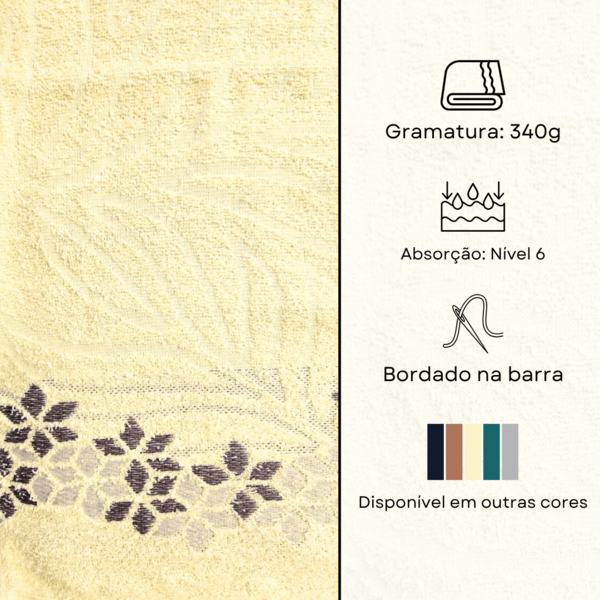 TOALHA DE BANHO FLORENÇA GINGER