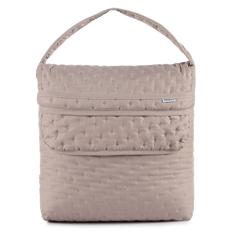 COLCHA QUEEN TOQUE ACETINADO LABIRINTO CHAMPANHE