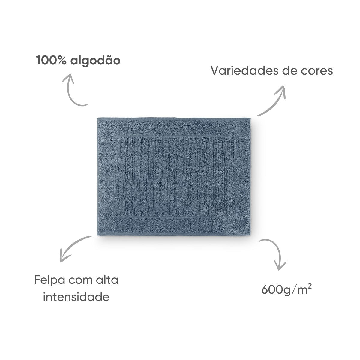 PISO ATOALHADO LOFT AZUL INFINITY
