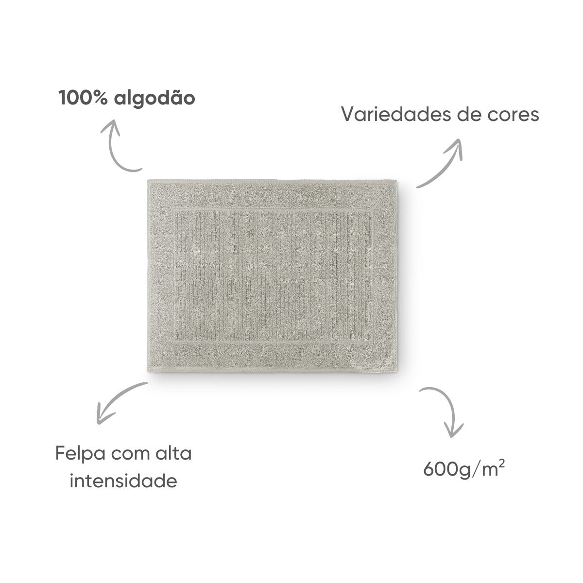 PISO ATOALHADO LOFT PRATA