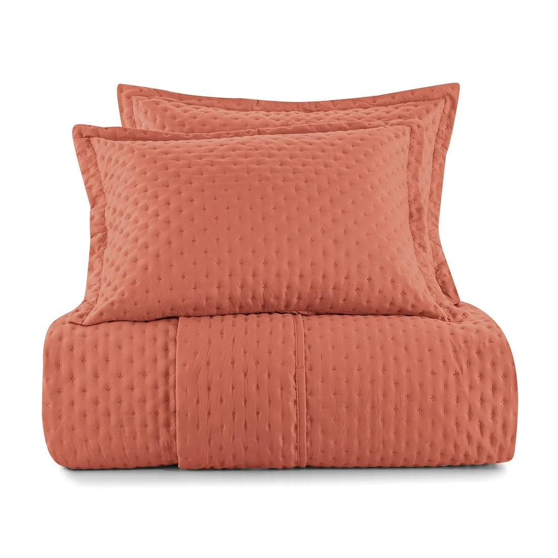 COLCHA QUEEN TOQUE ACETINADO TERRA