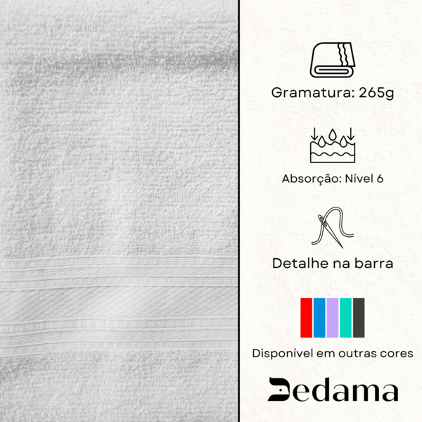 TOALHA DE ROSTO LINEA BRANCA