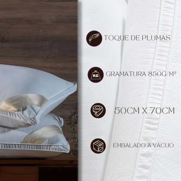 TRAVESSEIRO TOQUE DE PLUMAS DOBBY