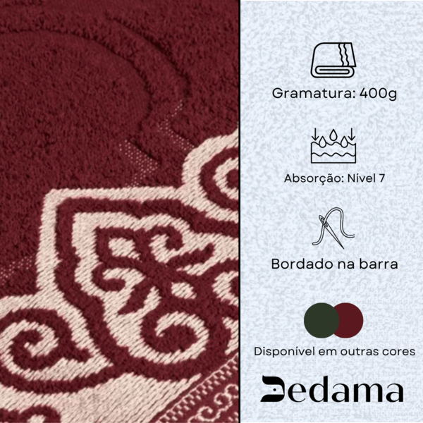 TOALHA DE BANHO MARROCOS MALBEC