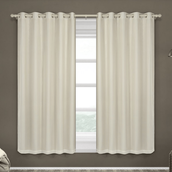 CORTINA CORTA LUZ PVC BEGE 1.60 X 1.40