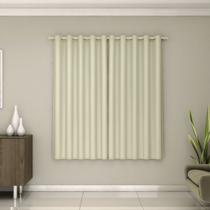 CORTINA CORTA LUZ PVC BEGE 2.30 X 2.80
