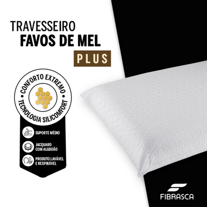 TRAVESSEIRO FAVO DE MEL PLUS
