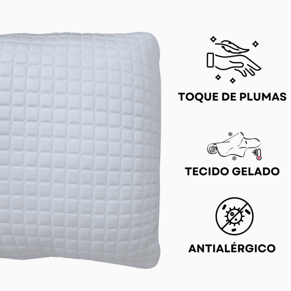 Travesseiro Pluma Ice