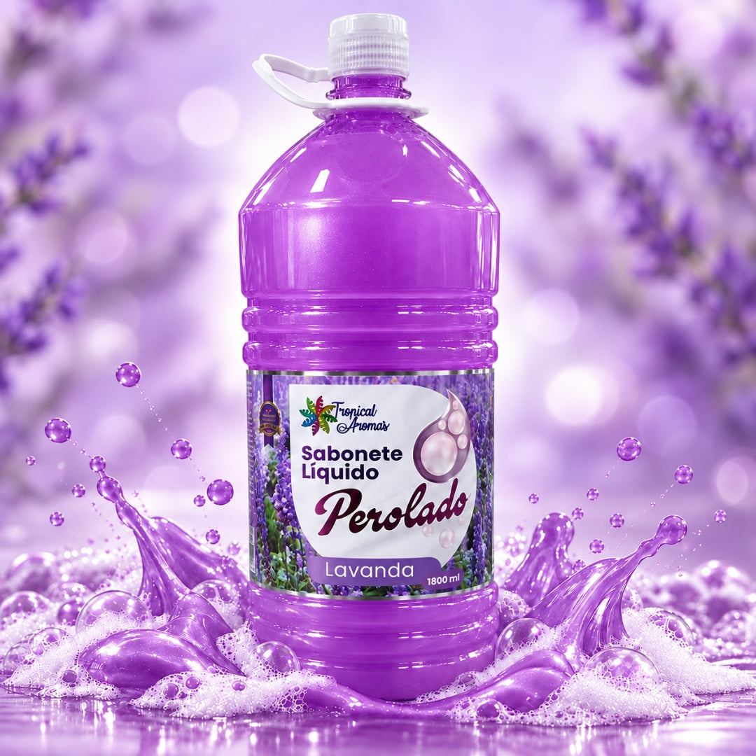 SABONETE LÍQUIDO PEROLADO LAVANDA 1.8L