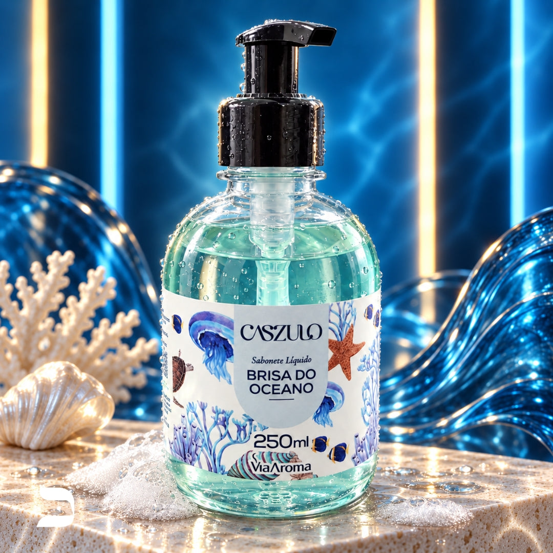 SABONETE LÍQUIDO CASZULO BRISA DO OCEANO 250ML