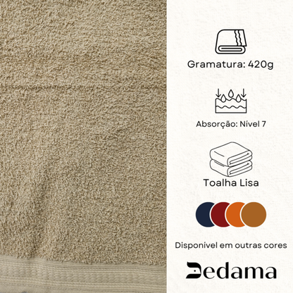 TOALHA DE ROSTO LAGOS BEGE