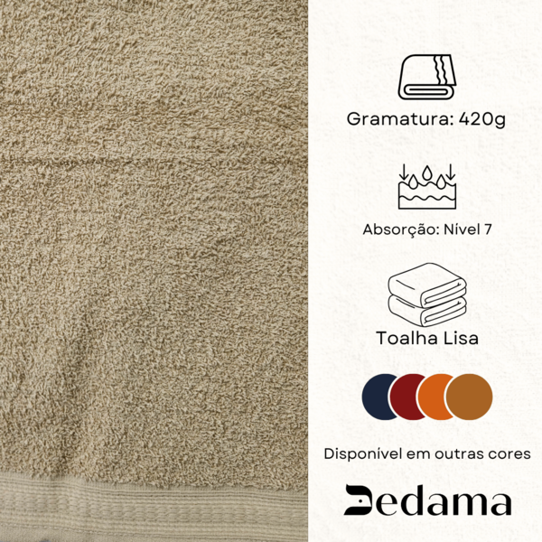TOALHA DE ROSTO LAGOS BEGE