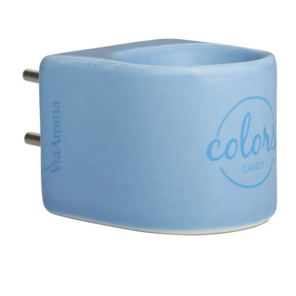 DIFUSOR ELÉTRICO PORCELANA COLORS AZUL
