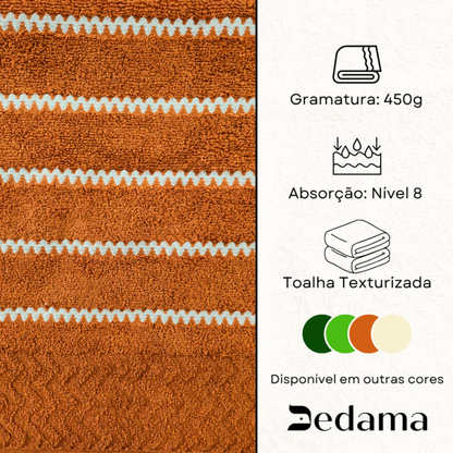 TOALHA ROSTO LINE CENOURA