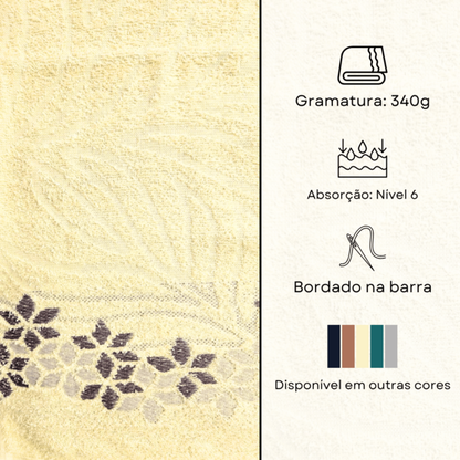 TOALHA DE ROSTO FLORENÇA GINGER