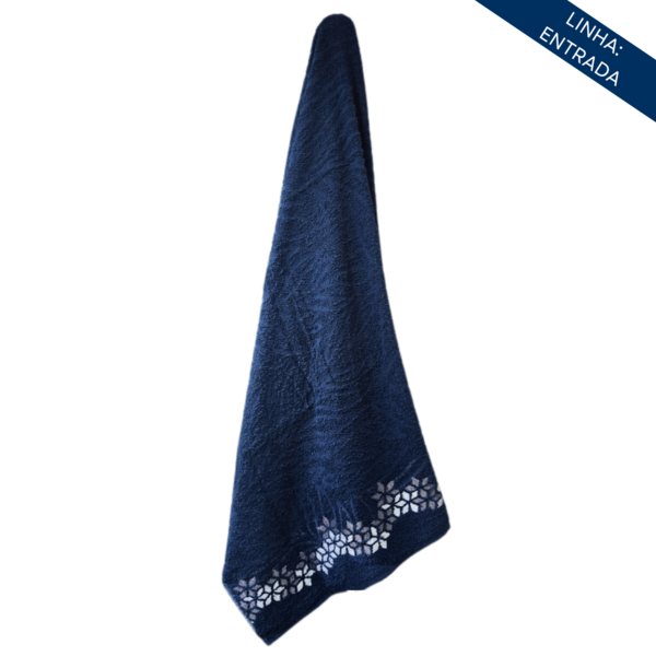 TOALHA DE ROSTO FLORENÇA AZUL MARINHO