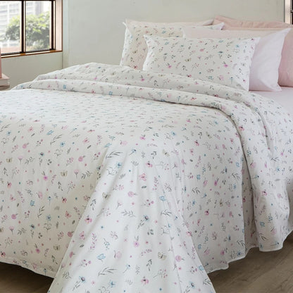 JOGO DE CAMA PERCAL 180 FIOS CASAL MARIPOSY