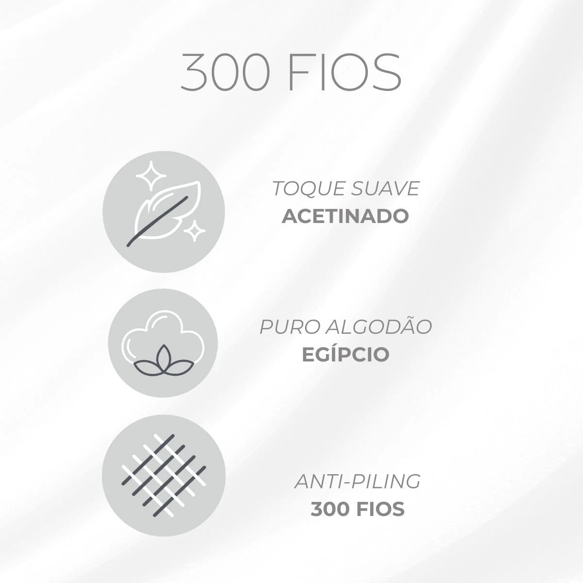 JOGO CAMA SATINÉE QUEEN 300 FIOS NISSI