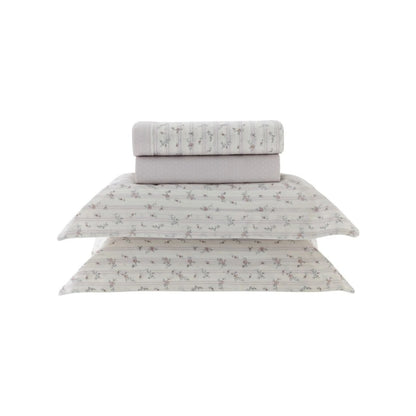 JOGO DE CAMA VINTAGE CASAL 300 FIOS LOUISE