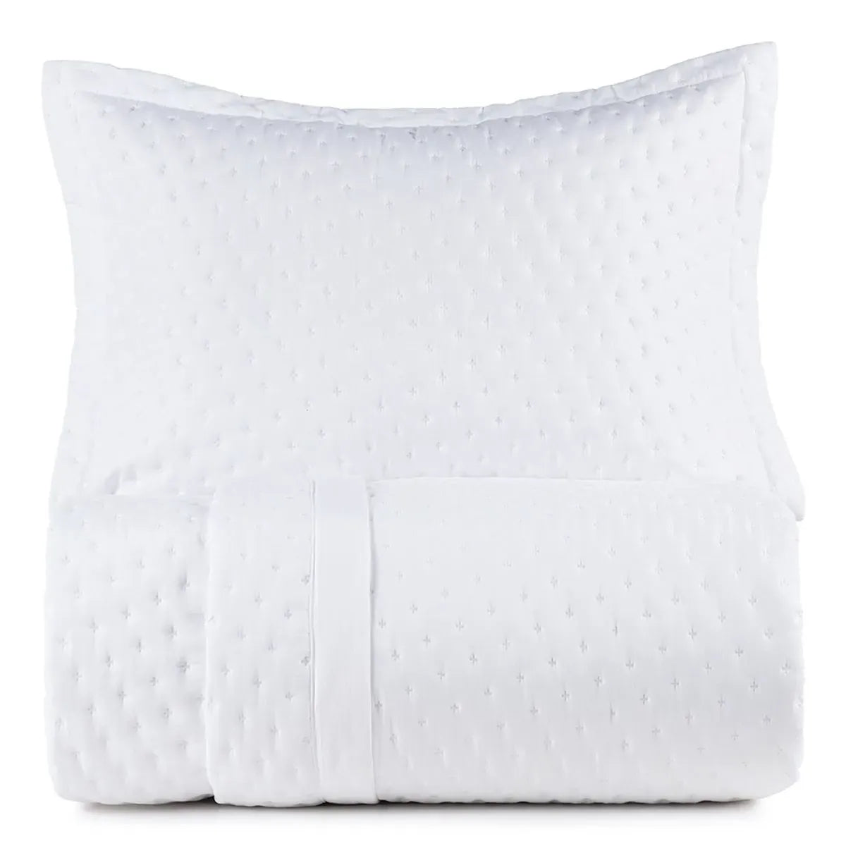 COLCHA QUEEN TOQUE ACETINADO LABIRINTO BRANCO