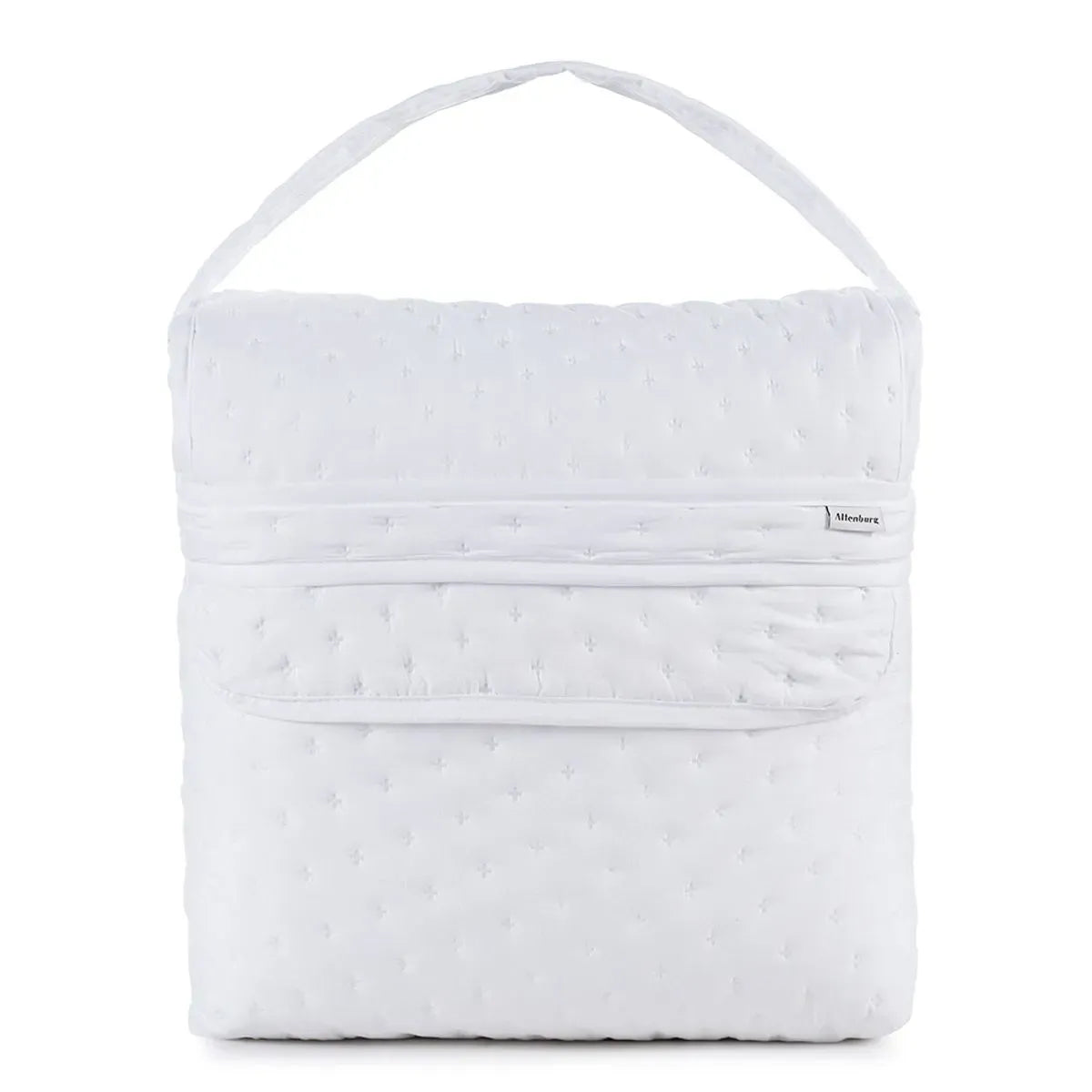 COLCHA QUEEN TOQUE ACETINADO LABIRINTO BRANCO
