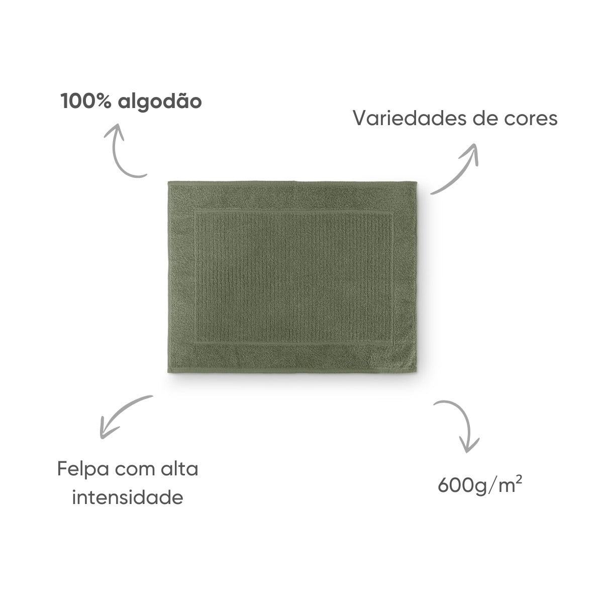 PISO ATOALHADO LOFT  VERDE BANDEIRA
