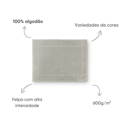 PISO ATOALHADO LOFT PRATA