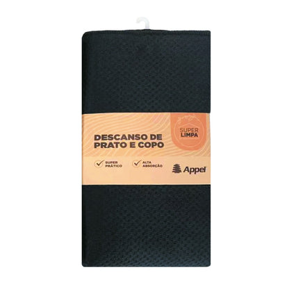 DESCANSO DE COPO PRETO