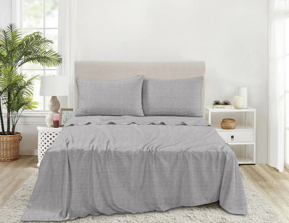JOGO DE CAMA TOQUE DE SEDA KING 3 PEÇAS MESCLA