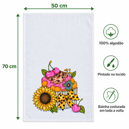 PANO DE PRATO ESTAMPADO 100% Algodão