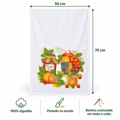 PANO DE PRATO ESTAMPADO 100% Algodão