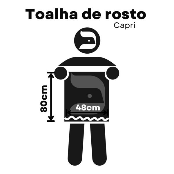 TOALHA DE ROSTO CAPRI AZUL